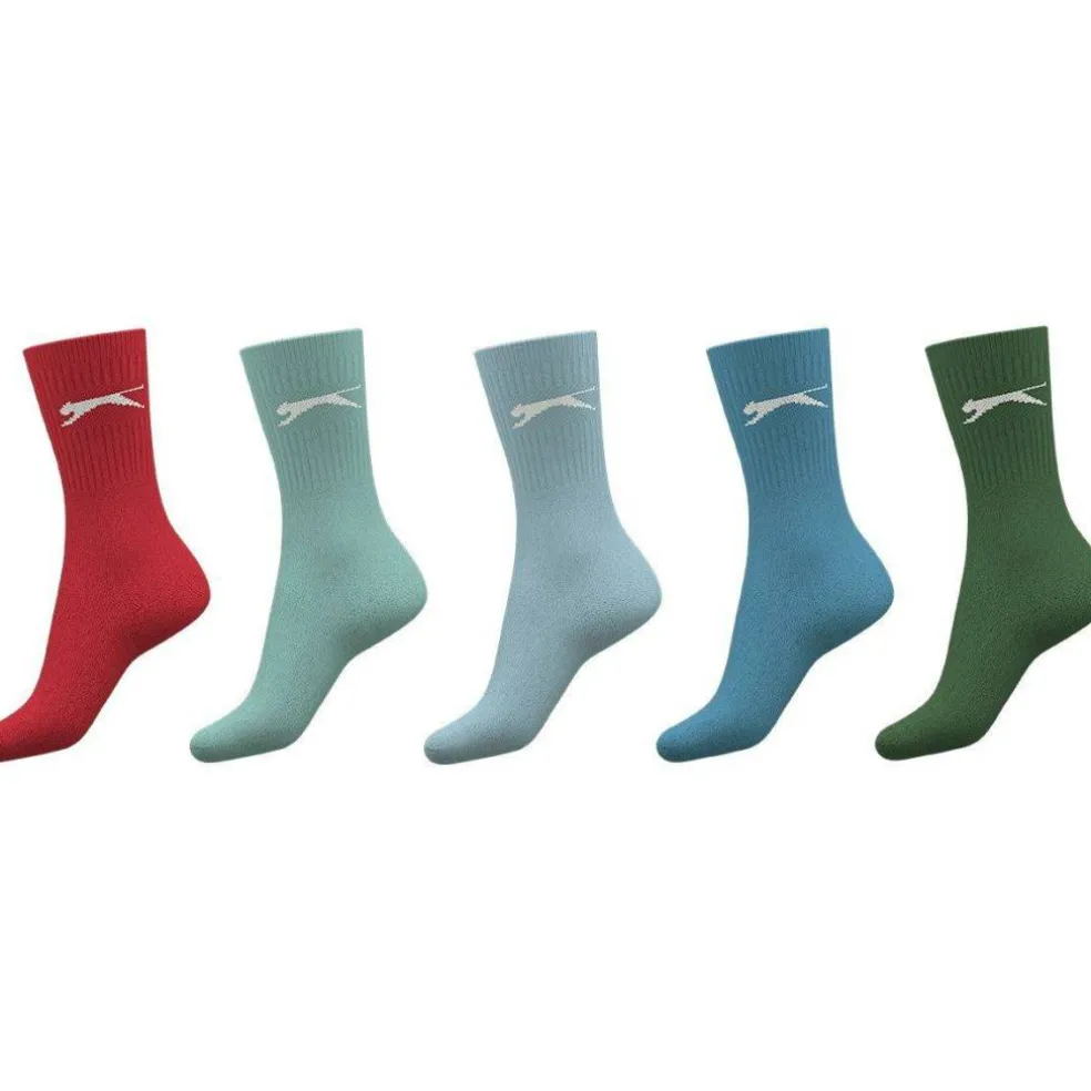 5 Pack Crew Socks Junior