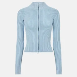 Acid Wash Zip-Up Top