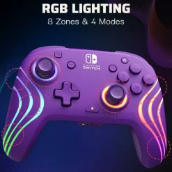 Afterglow™ Wave Nintendo Wireless Controller: Purple with Motion