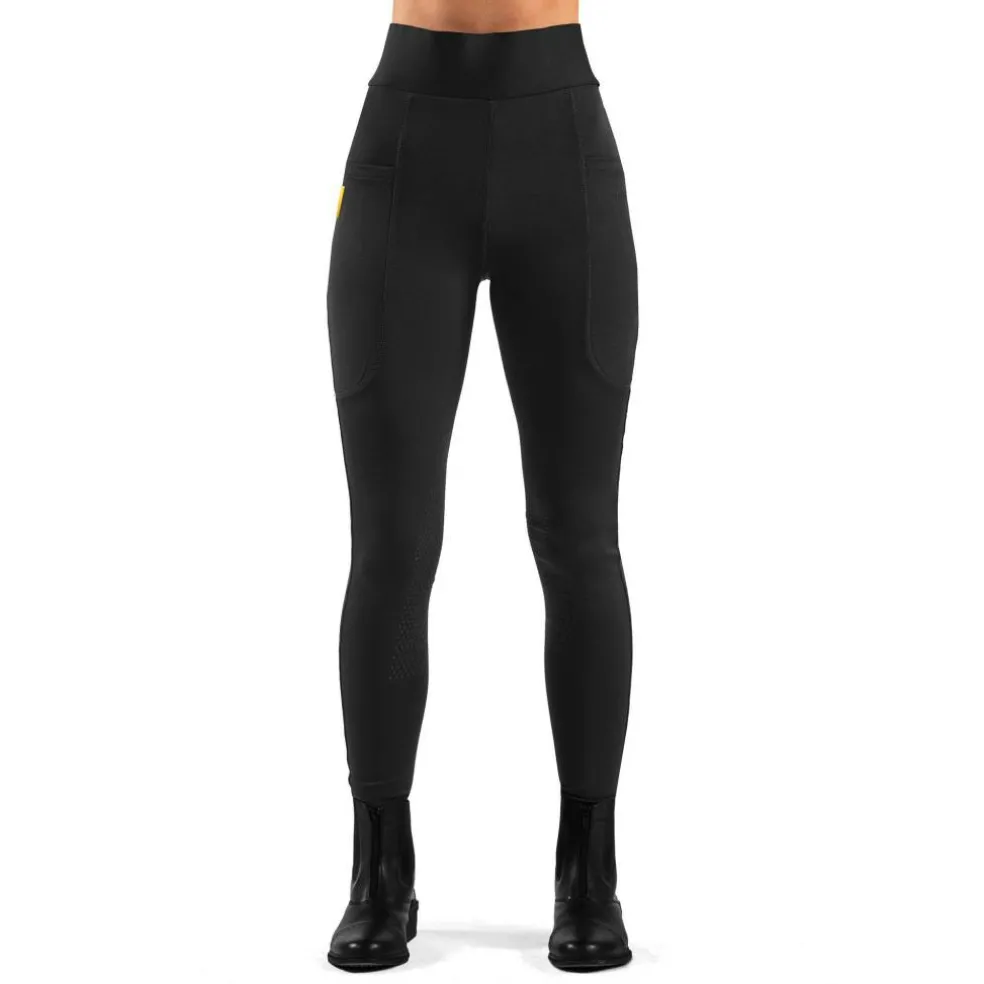 Alderley Ladies Riding Tights with Silicone Knee Patches