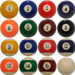 American Pool Balls Set Adults