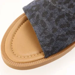 Ardice Leopard Print Sandals