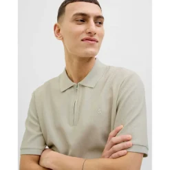 Austin Zip Polo Mens
