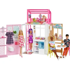BARBIE VACATION HOUSE DOLL PLAYSET