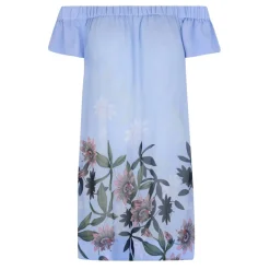 Bardot floral beach cover up