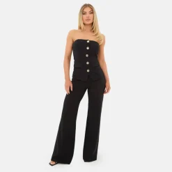 Black Wide Leg Trousers