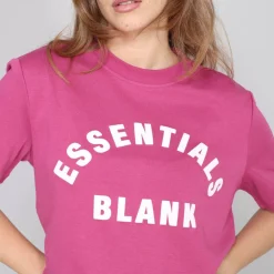 Blank Arched Print Puff T-Shirt Ladies