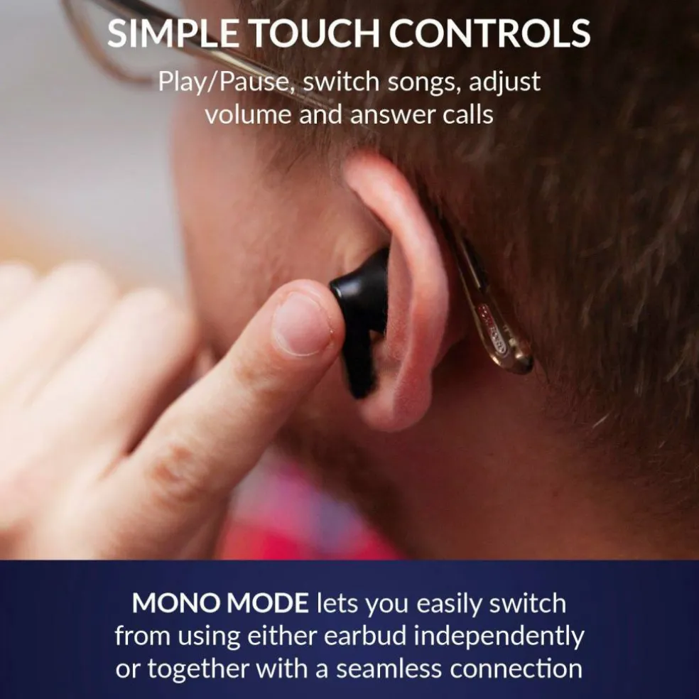 Bluetooth In-Ear Headphones with Case