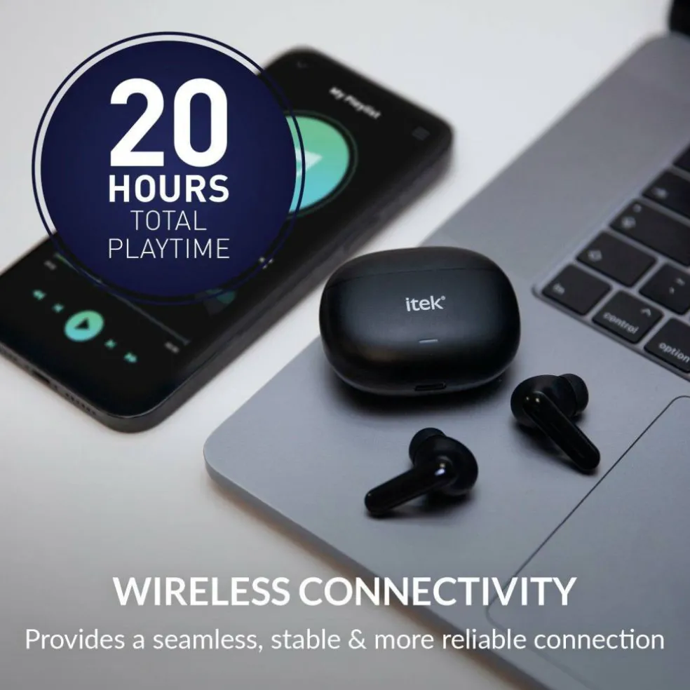 Bluetooth In-Ear Headphones with Case