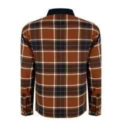 Borg Check Overshirt Mens
