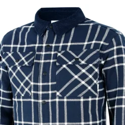 Borg Check Overshirt Mens