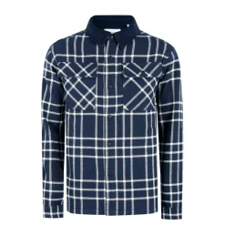 Borg Check Overshirt Mens
