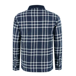 Borg Check Overshirt Mens