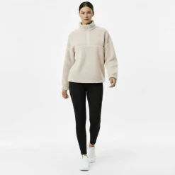 Borg Quarter Zip Fleece Womens