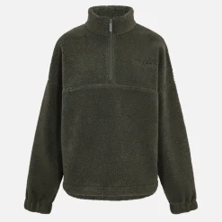 Borg Quarter Zip Fleece Womens