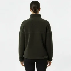 Borg Quarter Zip Fleece Womens