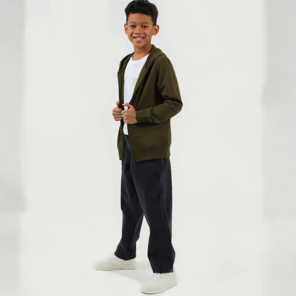 Boys Full Zip Hoodie with Pockets