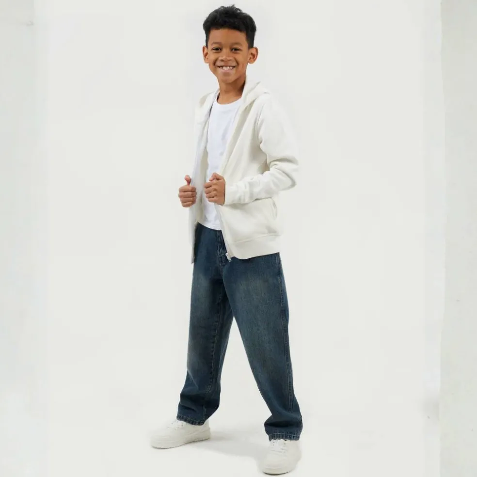 Boys Full Zip Hoodie with Pockets