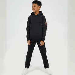 Boys Hooded Sweatshirt with Bellow Pocket Chest Detail