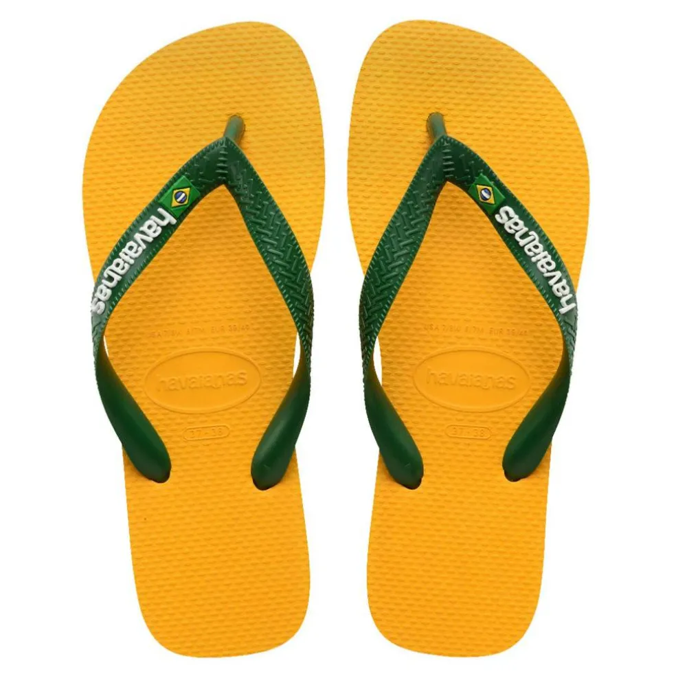 Brasil Logo Flip Flops