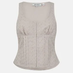Broderie Corset Top