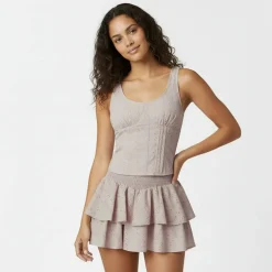 Broderie Corset Top
