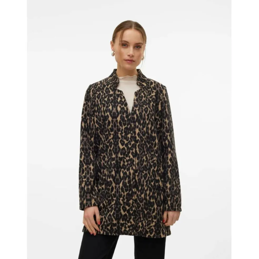 Brushed Katrine Leopard Print Jacket