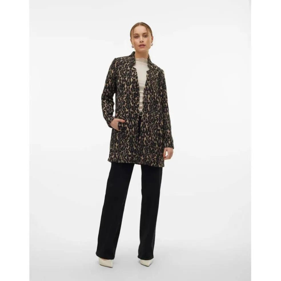 Brushed Katrine Leopard Print Jacket