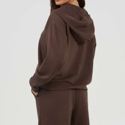 BS Womens Zip Through Hooded Scuba Sweatshirt