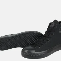 Canvas High Top Platform Trainers Womens