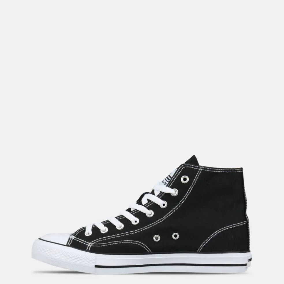 Canvas High Trainers Mens