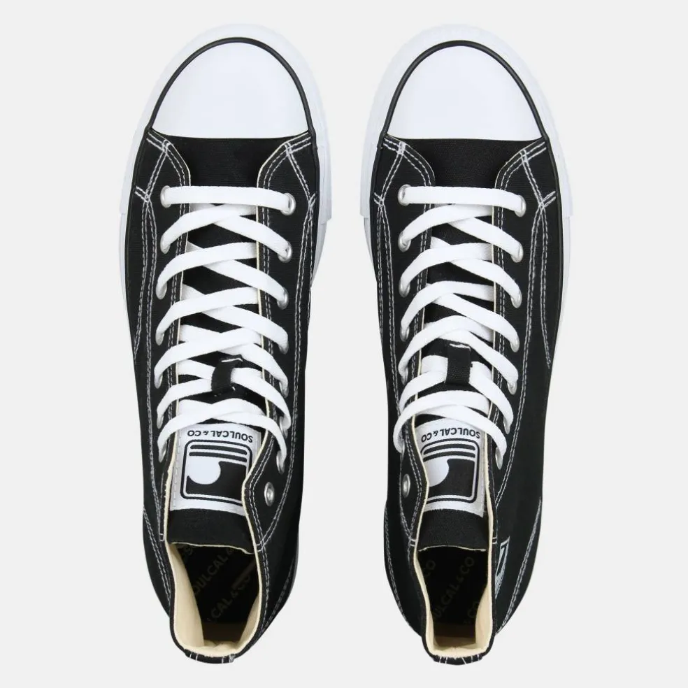 Canvas High Trainers Mens