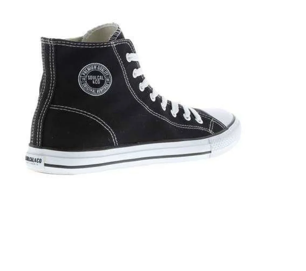 Canvas High Trainers Mens