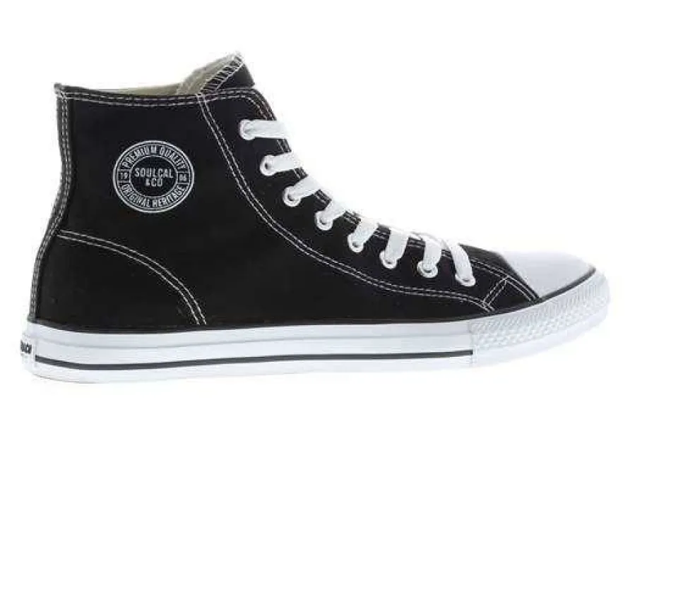 Canvas High Trainers Mens