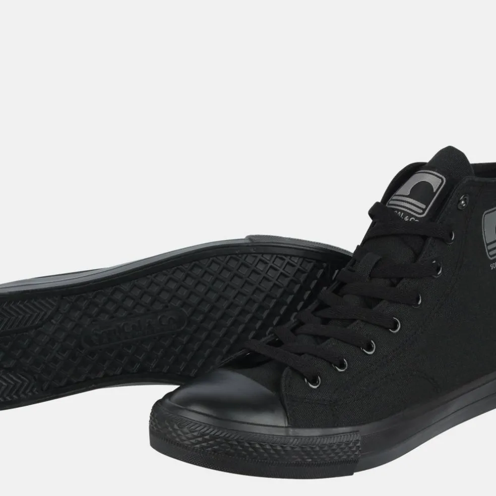 Canvas High Trainers Mens