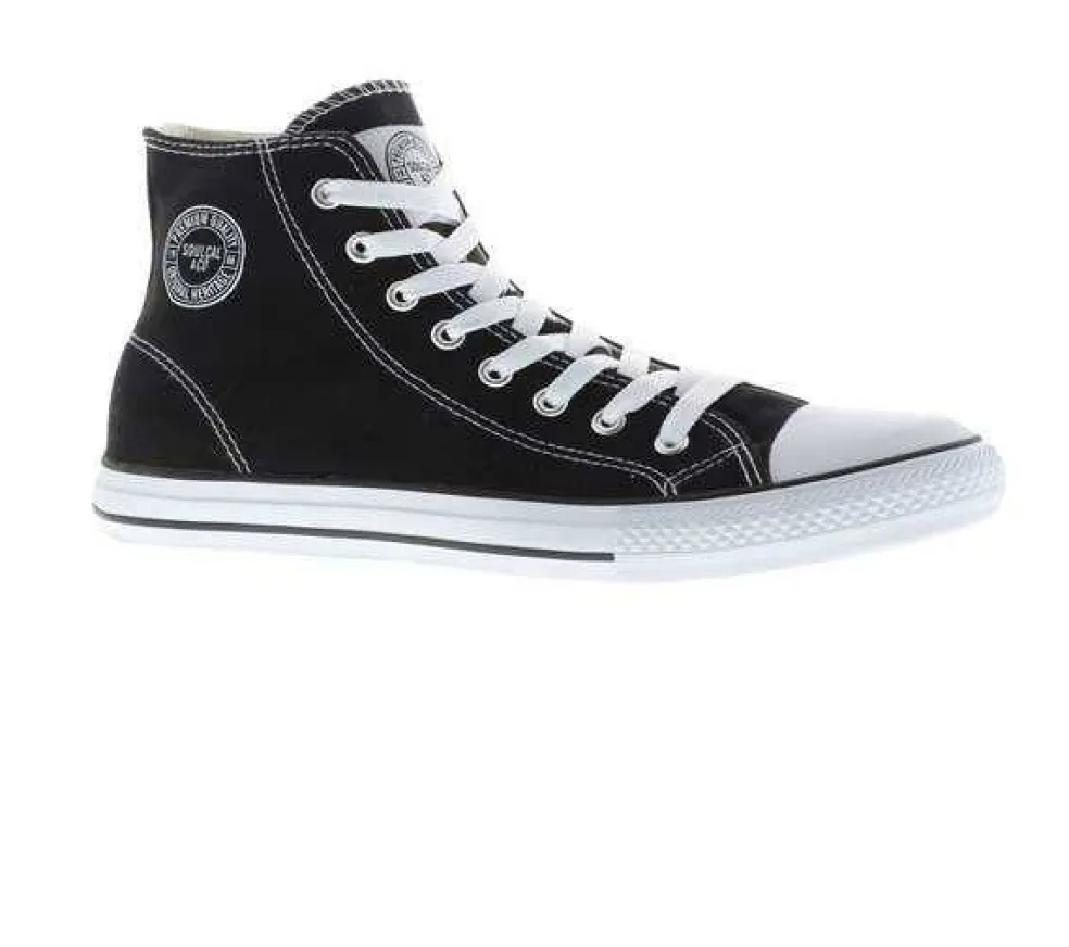 Canvas High Trainers Mens