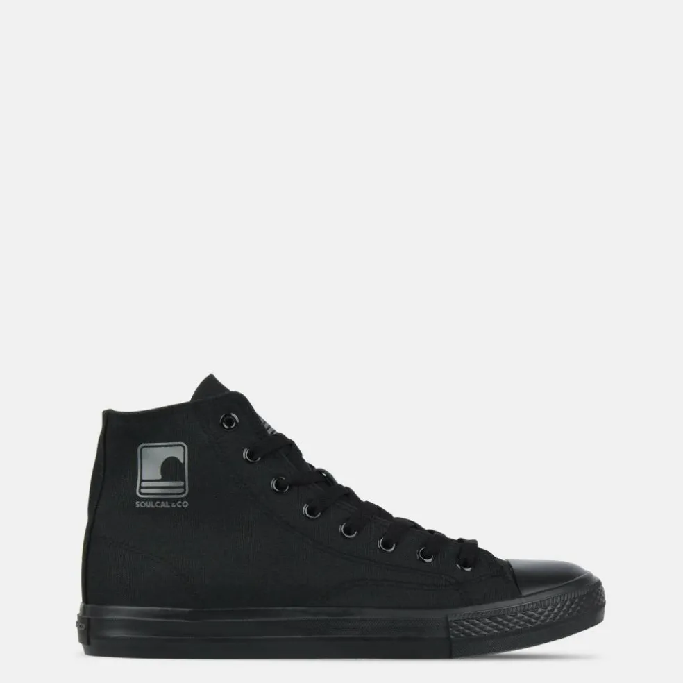 Canvas High Trainers Mens