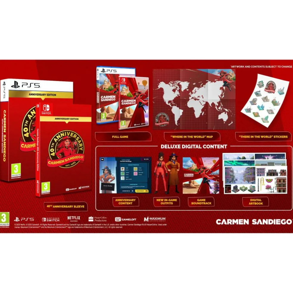 Carmen Sandiego 40th Anniversary Edition