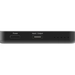 Charge n Go Essentials Power Bank 5000mAh Magnetic Wireless Charging - Black