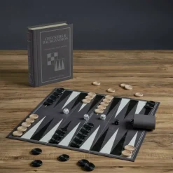 Checkers & Backgammon Vintage Bookshelf Edition
