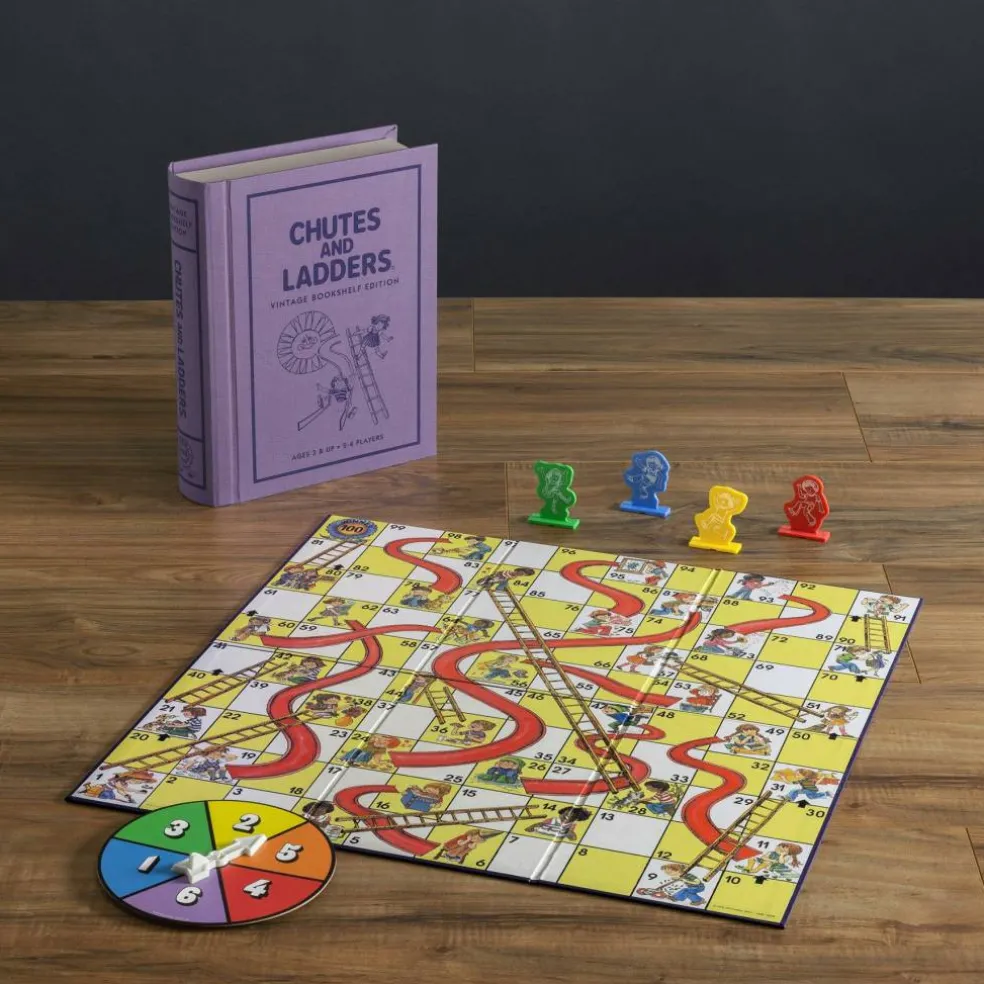Chutes and Ladders Vintage Bookshelf Edition