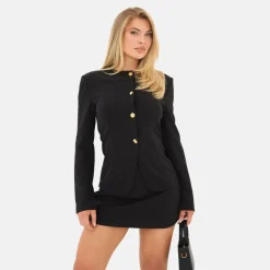 Cinched Waist Blazer
