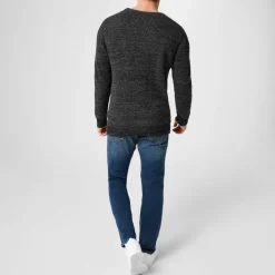 Classic Crew Neck Knitwear Men