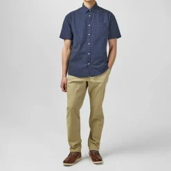 Classic Short Sleeve Poplin Shirt Mens