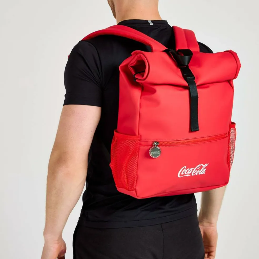 Coca-Cola Officially Licensed Lifestyle Roll Top Bag Unisex