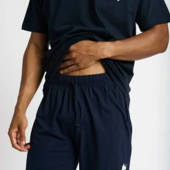 Combo Logo Drawstring Long Lounge Twin Set