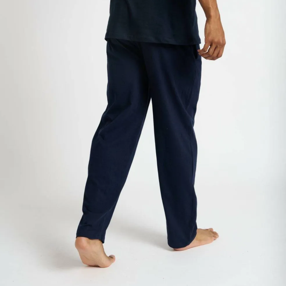 Combo Logo Drawstring Long Lounge Twin Set