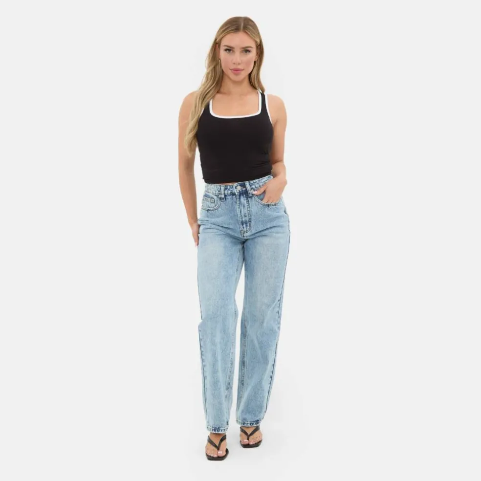 Contrast Vest Top