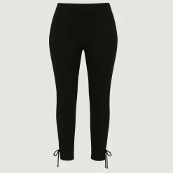 Crepe Tie Hem Trouser