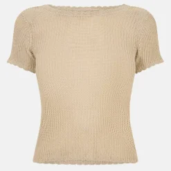 Crochet Open Back Tee